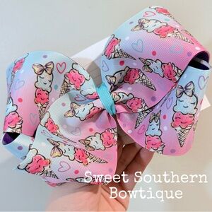 Ice Cream Boutique Jumbo Hair Bow